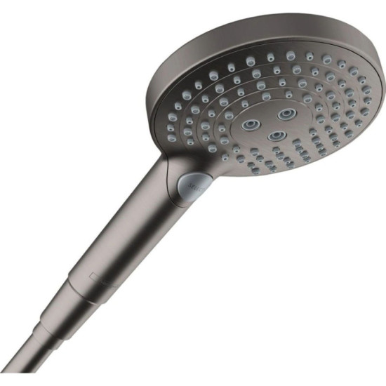 Лейка для ручного душа Hansgrohe Raindance Select S 120 3jet PowderRain EcoSmart, Brushed Black Chrome (26515340)