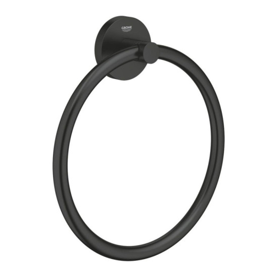 Полотенцедержатель Grohe Essentials кольцо, черный матовый (1024612430)