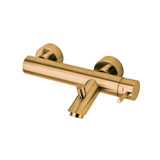 Змішувач для ванни Paffoni Light, Brushed Honey Gold (LIG023HGSP)