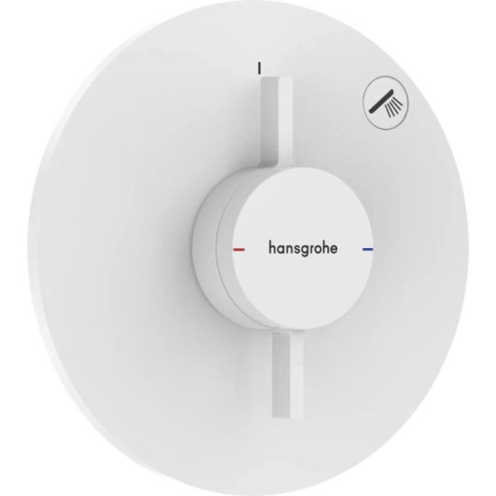 Смеситель скрытого монтажа для душа Hansgrohe DuoTurn S Matt White (75618700)