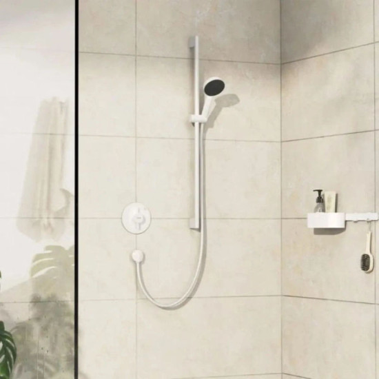 Смеситель скрытого монтажа для душа Hansgrohe DuoTurn S Matt White (75618700)