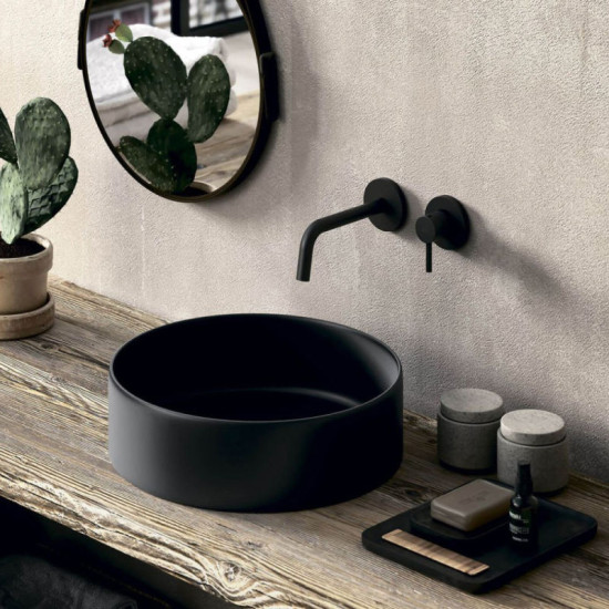 Змішувач прихованого монтажу для раковини Paffoni Light Brushed Black Nickel (LIG006NKNSP70)