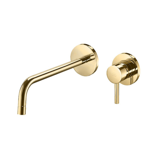 Змішувач прихованого монтажу для раковини Paffoni Light, Honey Gold (LIG007HG70)