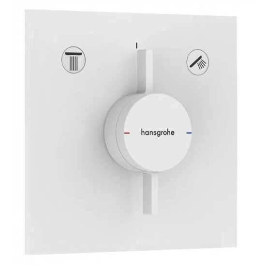 Змішувач прихованого монтажу для душу Hansgrohe DuoTurn E Matt White (75417700)
