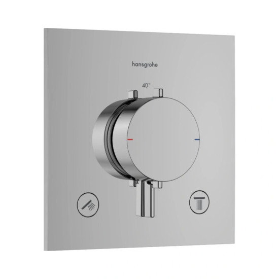Смеситель термостатический скрытого монтажа для душа Hansgrohe Ecostat Comfort E Chrome (33711000)