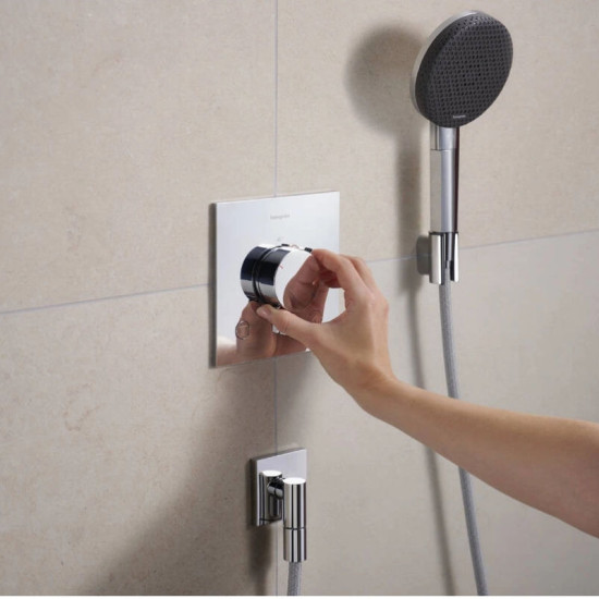 Смеситель термостатический скрытого монтажа для душа Hansgrohe Ecostat Comfort E Chrome (33711000)