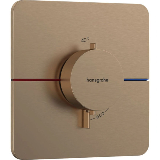 Смеситель термостатический скрытого монтажа для душа Hansgrohe ShowerSelect Comfort Q Brushed Bronze (15588140)