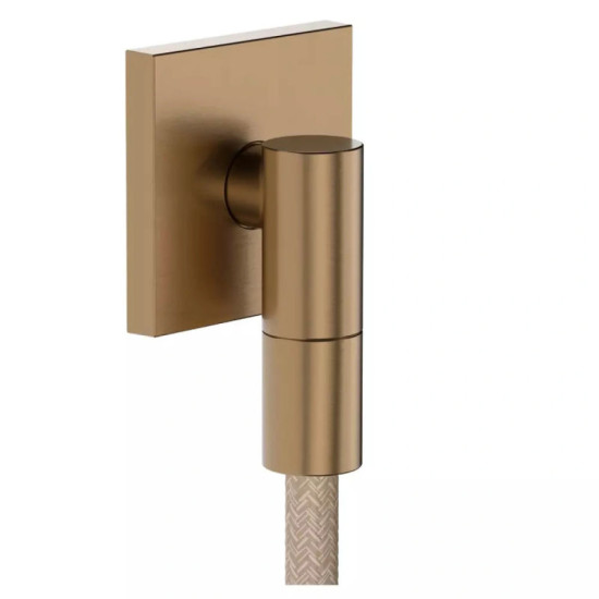 Шланговое подсоединение Hansgrohe FixFit Fine E, Brushed Bronze (28883140)