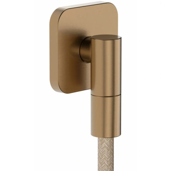 Шланговое подсоединение Hansgrohe FixFit Fine Q, Brushed Bronze (28884140)