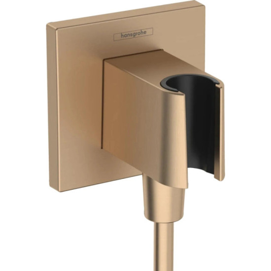Шланговое подсоединение Hansgrohe FixFit Porter E Brushed Bronze (26889140)