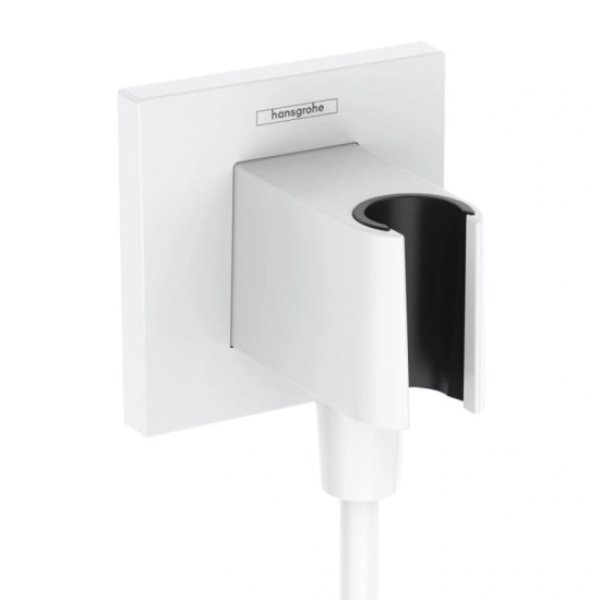 Шланговое подсоединение Hansgrohe FixFit Porter E Matt White (26889700)