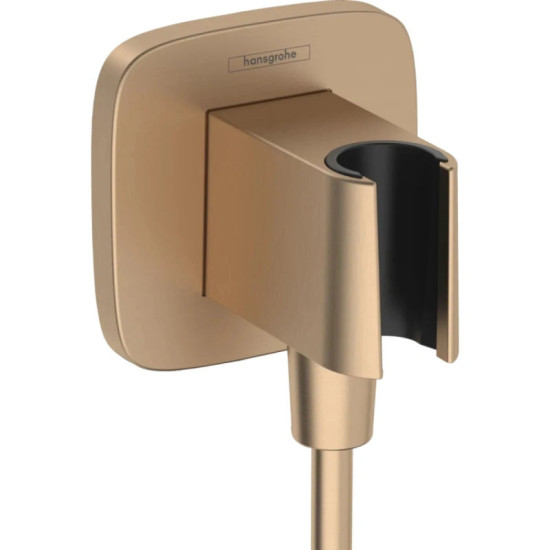 Шланговое подсоединение Hansgrohe FixFit Porter Q Brushed Bronze (26887140)