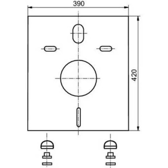Шумоізоляційна прокладка Sanit 16.002.00.0000