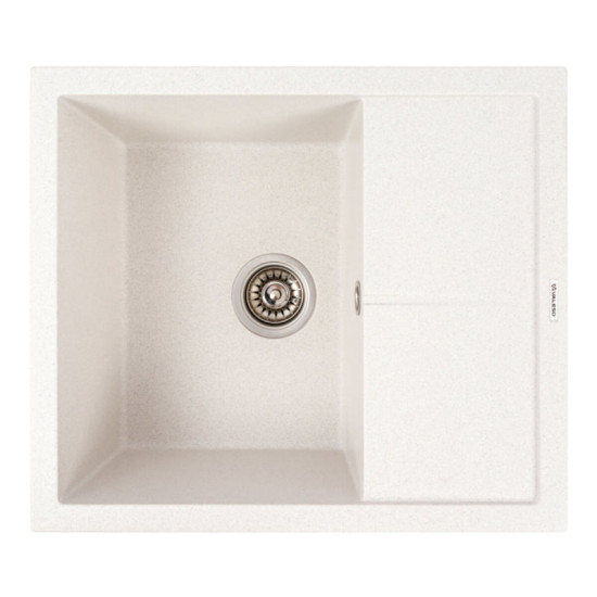 Кухонная мойка Valeso 5850 REYNA матова (белая в точку)