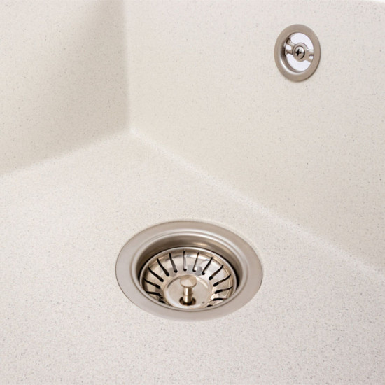 Кухонная мойка Valeso 5850 REYNA матова (белая в точку)