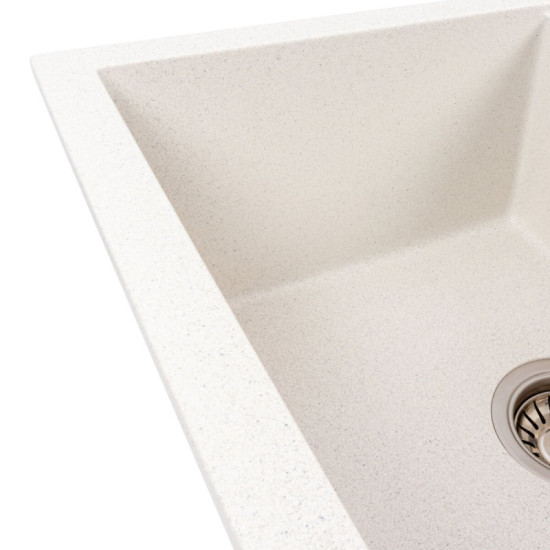 Кухонная мойка Valeso 5850 REYNA матова (белая в точку)