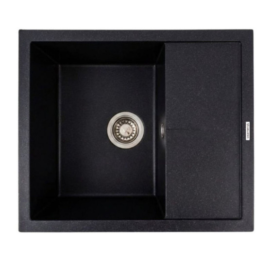 Кухонна мийка Valeso 5850 REYNA матова (чорний металік)