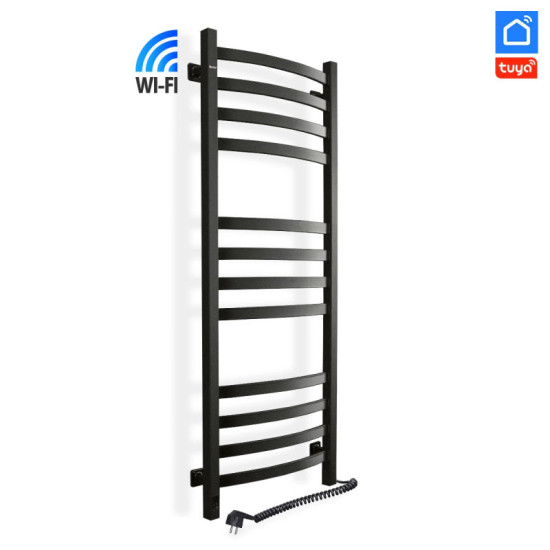 Полотенцесушитель Navin 480х1200 Sensor 12-203055-4812 с Wi-Fi правый, черный муар