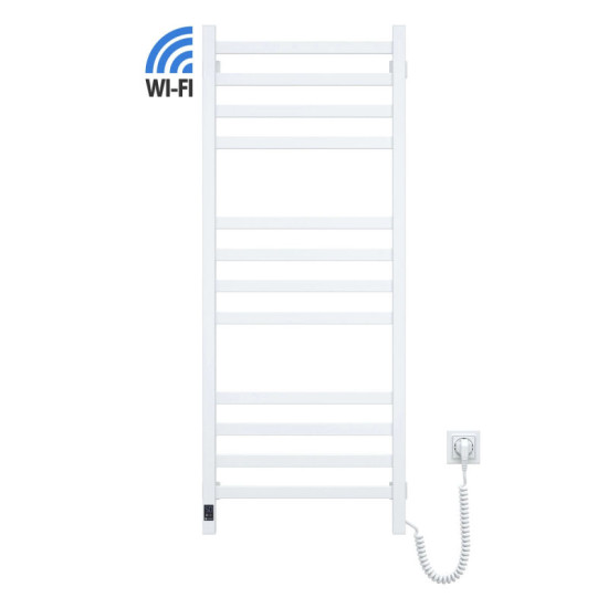 Полотенцесушитель Navin Авангард 480х1200 Sensor 12-028055-4812 с Wi-Fi, правый с таймером, белый