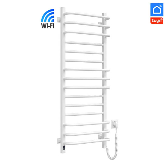 Рушникосушарка Navin Грандіс 480х1200 Sensor 12-108055-4812 з Wi-Fi, правий з таймером, білий