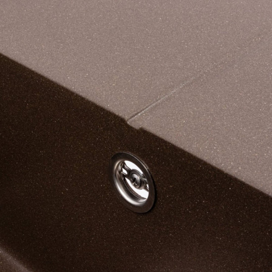 Кухонна мийка Valeso 6550 CRIPTA матова темна скеля