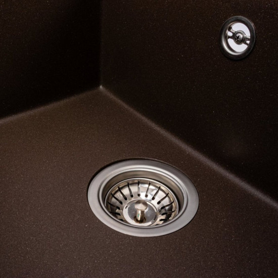 Кухонна мийка Valeso 6550 CRIPTA матова темна скеля