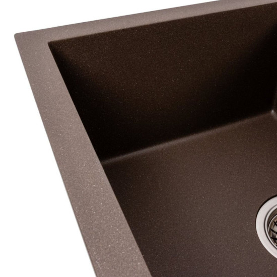 Кухонна мийка Valeso 6550 CRIPTA матова темна скеля