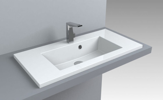 Раковина Fancy Marble (Буль-Буль) Fina line 800