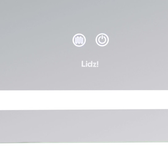 Дзеркало Lidz Kubis (KU2) 900х700 з LED-підсвічуванням Touch LD78LF90448452