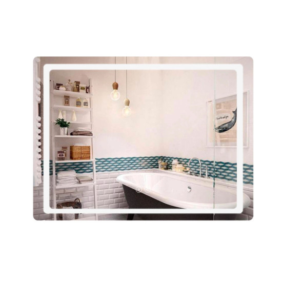 Зеркало Qtap Mideya (DC-F614) 700х500 с LED-подсветкой Touch QT2078NCF07050W