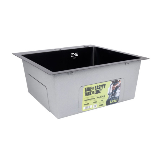 Кухонная мойка Lidz Handmade H5050HB Decor Black PVD Honeycomb 2,5/0,5 мм LDH5050BDECPVD48369