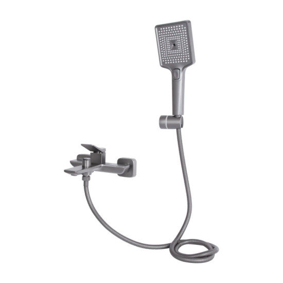 Змішувач для ванни Qtap Presto QTPRE259GRP45584 Graphite