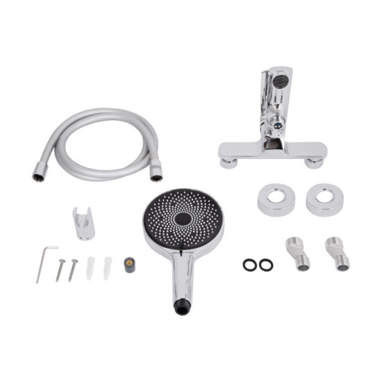 Змішувач для ванни Qtap Slavonice QTSLV259CRM48034 Chrome