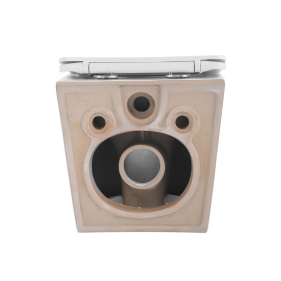 Унітаз підвісний Qtap Scorpio безободковий Ultra Quiet з сидінням Soft-close QT14332380ASW