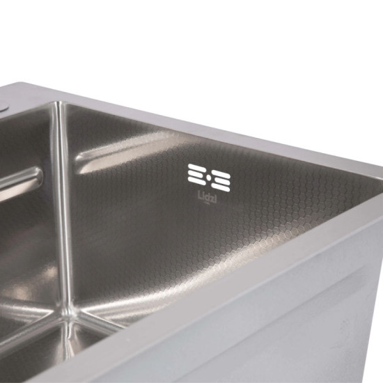 Кухонна мийка Lidz Handmade H7545 Decor Honeycomb 3,0/1,0 мм LDH7545DEC48372