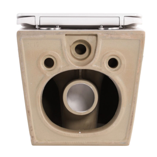 Унитаз подвесной Qtap Robin Ultra Quiet 490×365×325 Marble, Slim Duroplast / Soft-close / Quick Release QT13332381АSMR