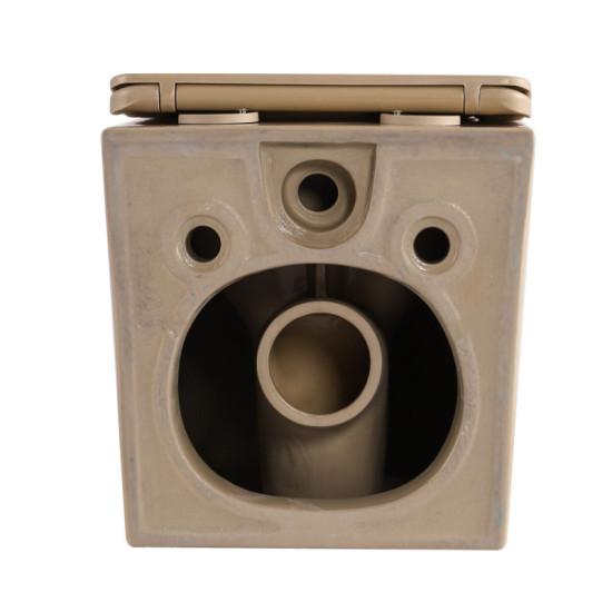 Унитаз подвесной Qtap Tern Ultra Quiet 490×365×325 Beige, Slim Duroplast / Soft-close / Quick Release QT17332303ASSB