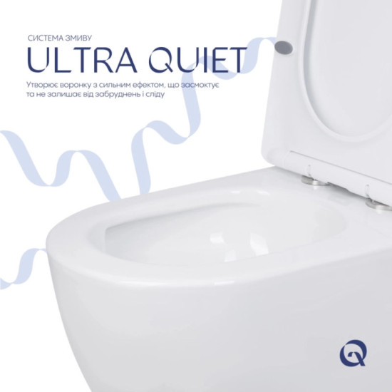 Унитаз-компакт Qtap Jay Eco Ultra Quiet с сидением Soft-close 640x360x835 мм QTJAY27W48749 White