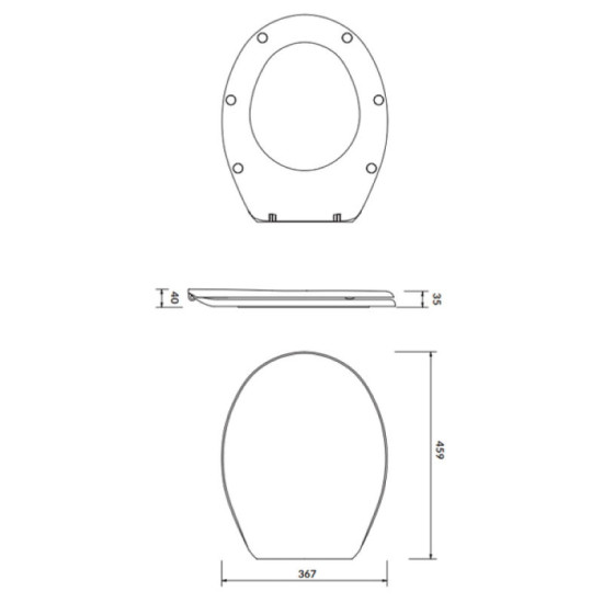 Унитаз-компакт Cersanit PRESIDENT 887 010 3/6 З (K08-267)