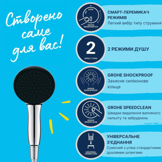 Душовий гарнітур Grohe Vitalio Start 110 26972001