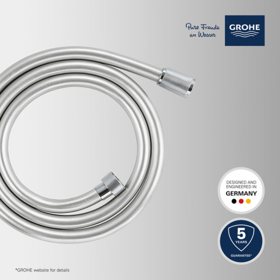 Душевой шланг Grohe VitalioFlex Silver TwistStop 1500 27505001