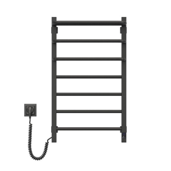Рушникосушарка Navin Fortis 480х800 Sensor 12-253153-4880 лівий, чорний муар
