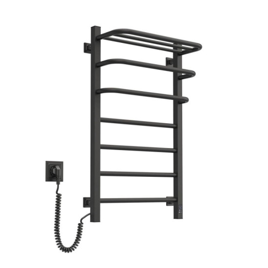 Рушникосушарка Navin Fortis 480х800 Sensor 12-253153-4880 лівий, чорний муар