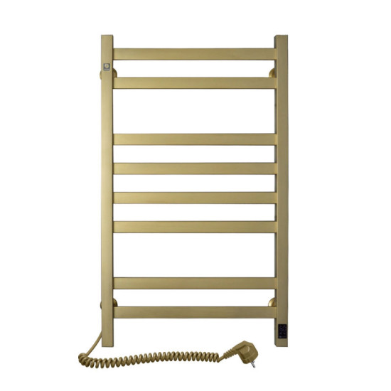 Рушникосушарка Navin Авангард 480х800 Sensor 10-728153-4880 лівий, таймер, матове золото