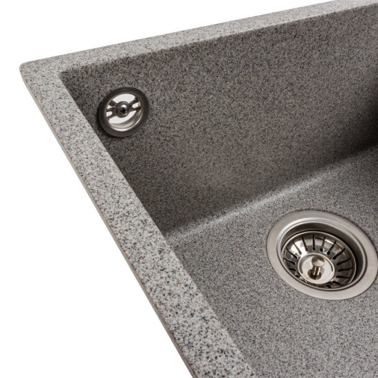 Кухонная мойка Valeso 4040 RUBA матовая серый
