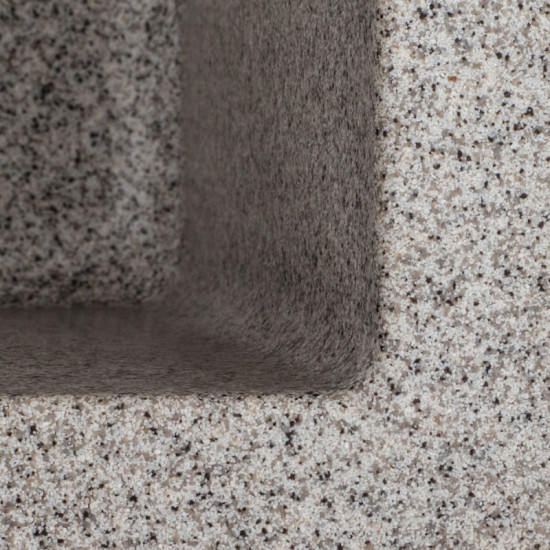 Кухонная мойка Valeso 4040 RUBA матовая серый