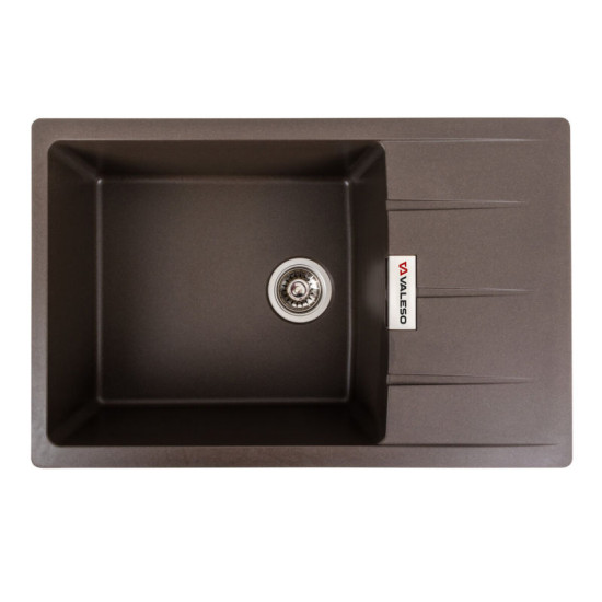 Кухонна мийка Valeso 7850 ROMA матова Темна скеля