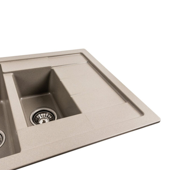 Кухонна мийка Valeso 7850W TOSKANA матова Титан