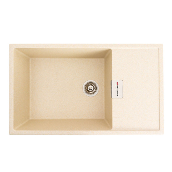 Кухонна мийка Valeso 8650 DIAMOND матова (Пісок)