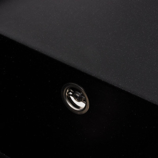 Кухонна мийка Valeso 9651 ATLAS матова чорний металік